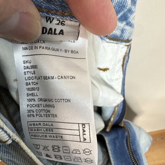 New Dala Lido Flatseam Canyon Jeans Size 26 - Picture 5 of 10